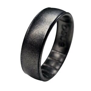 Enso Rings Elements Classic Silicone Ring - Black Pearl - Size 11